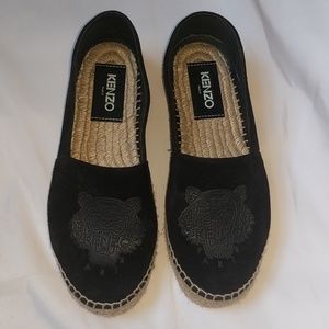 Kenzo suede platform espadrilles